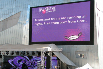 Fed Square Outdoor LED Screens Melbourne