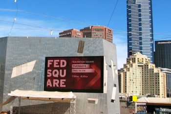 Fed Square Outdoor LED Screens Melbourne